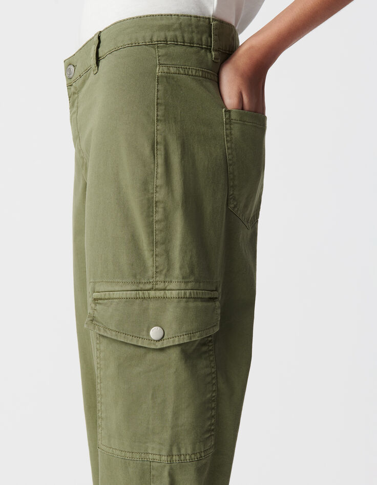 Khaki Crop-Damencargojeans-5