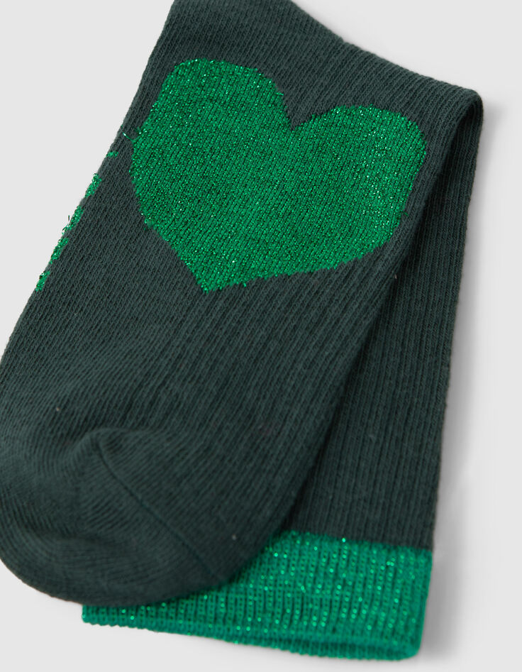 Glitzernde grüne Socken I.code-5 Glitzernde grüne Socken I.code-5