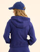 Veste de jogging indigo maille nid d'abeille I.Code-4