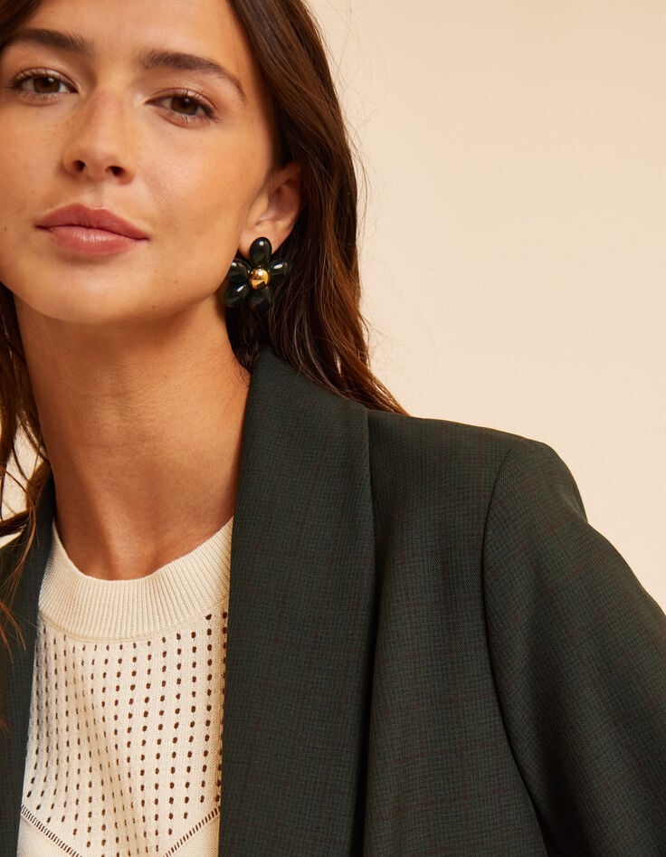 I.Code green checked suit jacket-5 I.Code green checked suit jacket-5