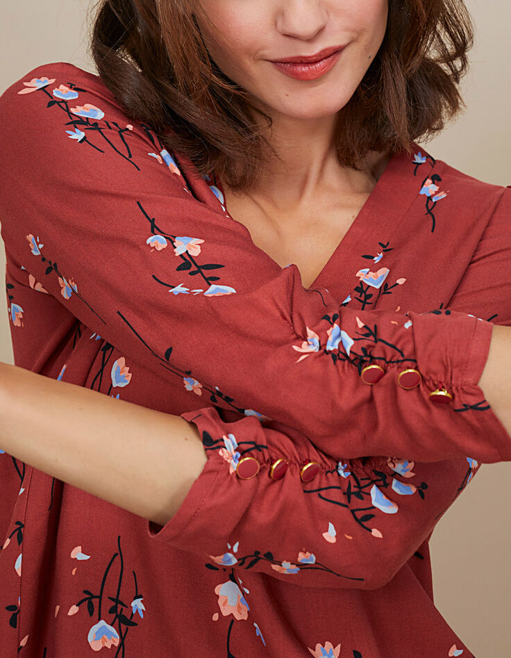 Blouse imprimé floral I.Code-1