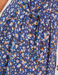 I.Code navy tachist print dress-3