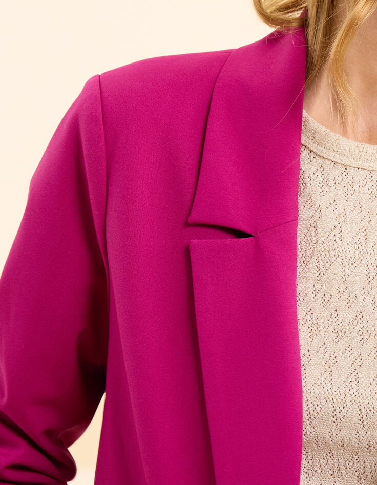 Lila zweireihige Anzugjacke I.Code-8