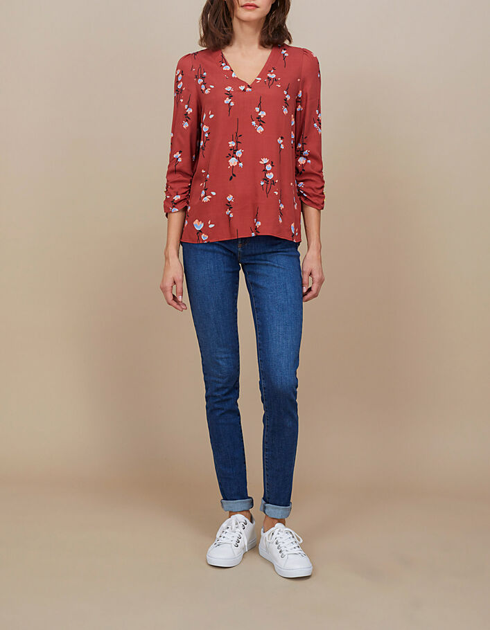 I.Code floral print blouse - I.CODE