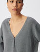 C&aacute;rdigan gris punto reversible mujer-5