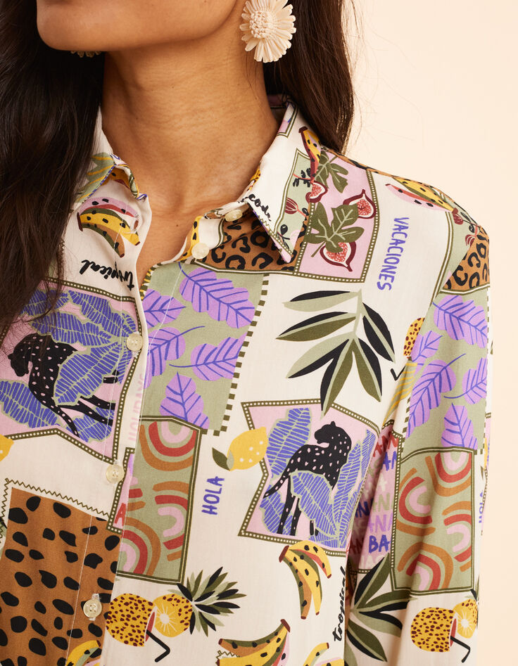 Banana Patchwork-Hemd I.Code-6