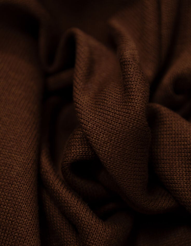 I.Code brown long tube dress to tie on side-9 I.Code brown long tube dress to tie on side-9