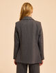 Veste de tailleur grise motif chevrons I.Code-4