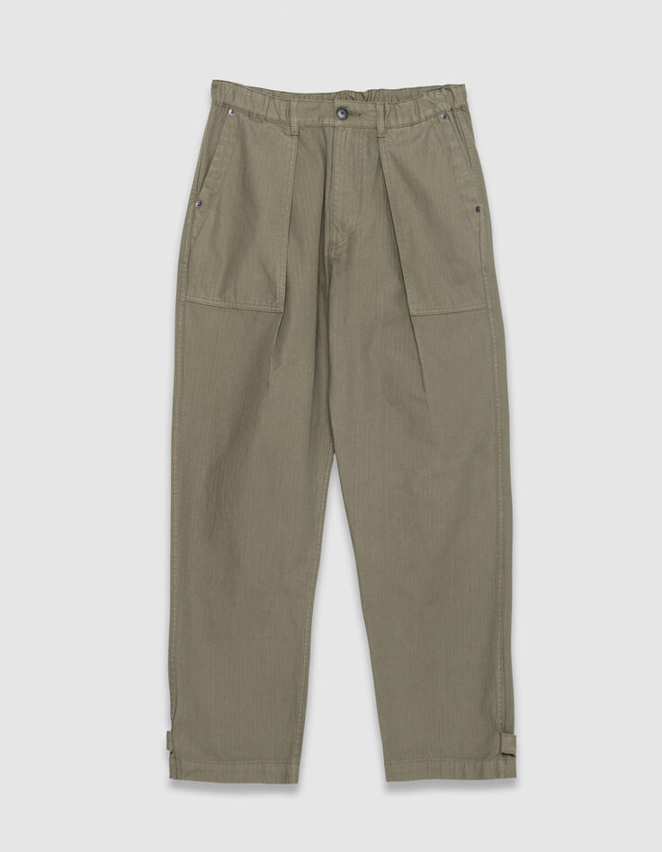 Zimmermannshose khaki Bio-Baumwolle Herren-7