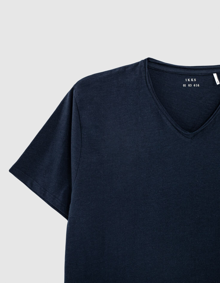 Marineblaues Herren-T-Shirt L'Essentiel-6