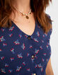 Vestido azul marino rollers I.Code-4