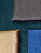 Blau schillernde Mini-Clutch-Tasche aus Leder I.Code-5
