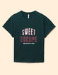 Groen T-shirt metallic tekst I.Code-7