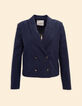 Veste de costume marine faux-uni I.Code-8