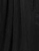 Damesjurk chique zwarte tafzijde strapless-10