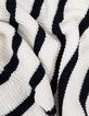 Cremefarbener Damen-Matrosenstrickpullover Ankerkn&ouml;pfe-8