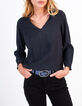 Blusa negra tira encaje espalda I.Code-1