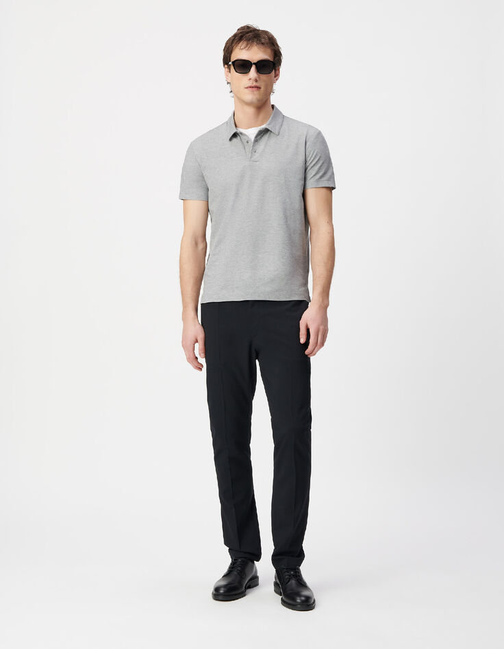 Herren slim navy elastischer Bund Jogpants-1