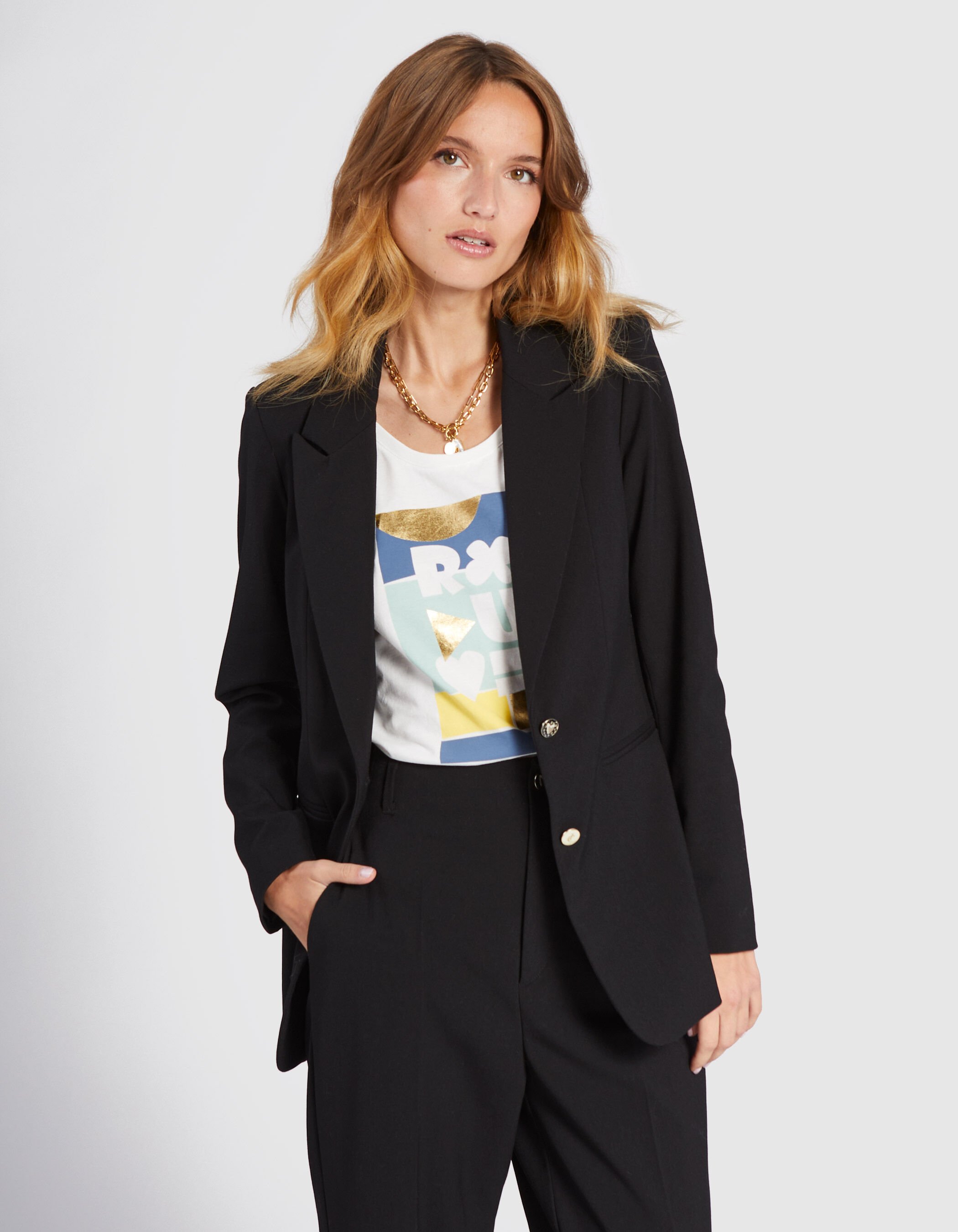 Veste de costume noire I.Code