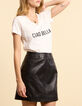 Tee-shirt blanc cassé à message I.Code-1