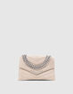 Damen-Tasche THE 1. SEASONALS Kreidewei&szlig; Leder gesteppt M-1