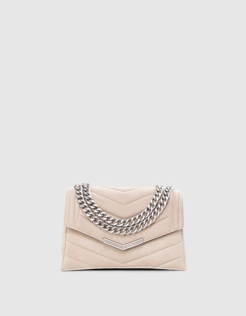 Damen-Tasche THE 1. SEASONALS Kreidewei&szlig; Leder gesteppt M - IKKS