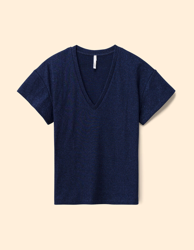 I.Code blue knit T-shirt-6 I.Code blue knit T-shirt-6