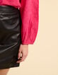 Magenta overhemd broderie anglaise I.Code-5 Magenta overhemd broderie anglaise I.Code-5