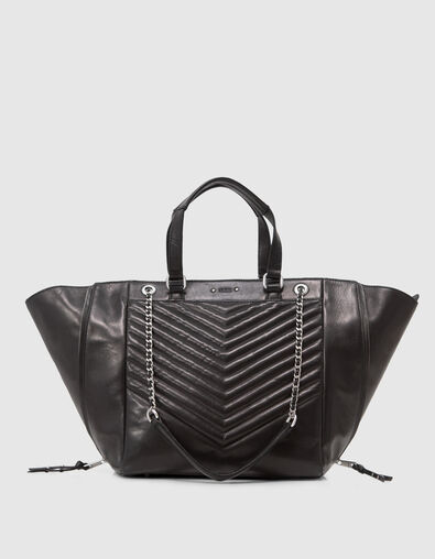 Tasche 1440 schwarz Leder Gr&ouml;&szlig;e L Damen - IKKS