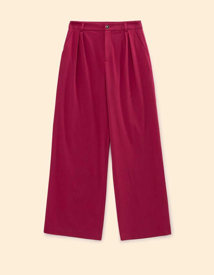 Pantalón de traje ancho rosa I.Code-6