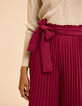 Pantalon large rose plissé I.Code-6