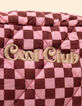 I.Code clutch bag pink checkerboard pattern-3