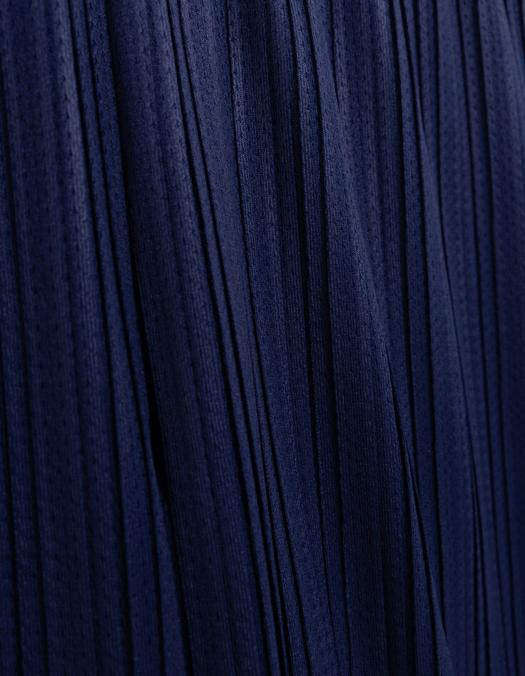 Pantalon large indigo plissé I.Code-7