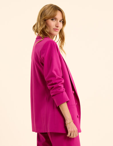 Lila zweireihige Anzugjacke I.Code