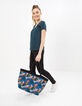 Sac cabas marine imprimé exotique I.Code-6