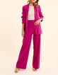 Veste de costume rose boutonnage crois&eacute; I.Code-5