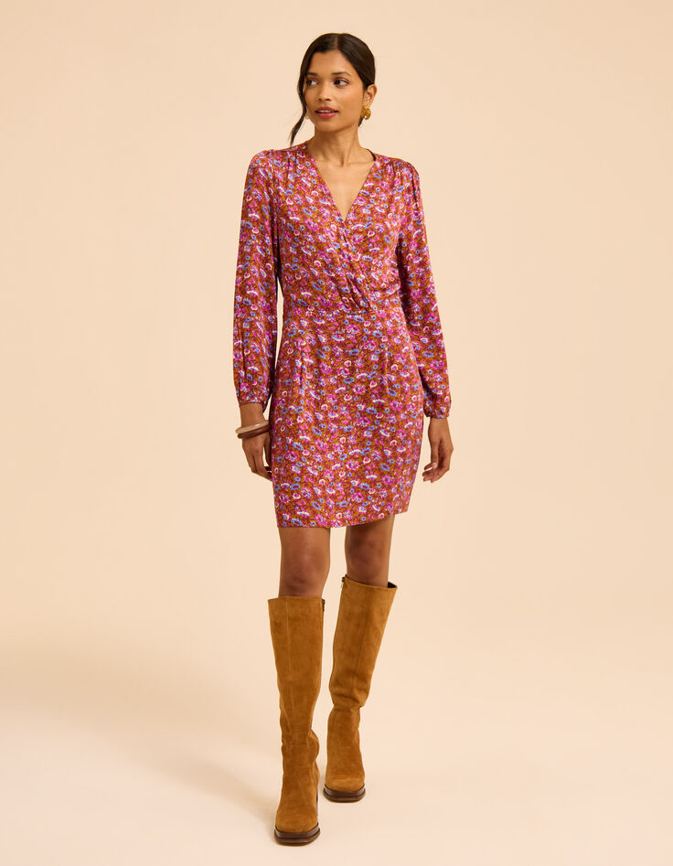 Vestido camel anémonas I.Code-1
