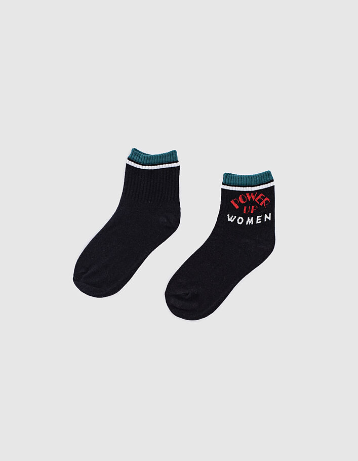 Zwarte sokken Power up women I.Code - I.CODE