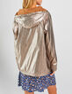 Cortavientos reversible beige y bronce I.Code-3