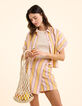 Camisa manga corta amarilla rayas I.Code-1