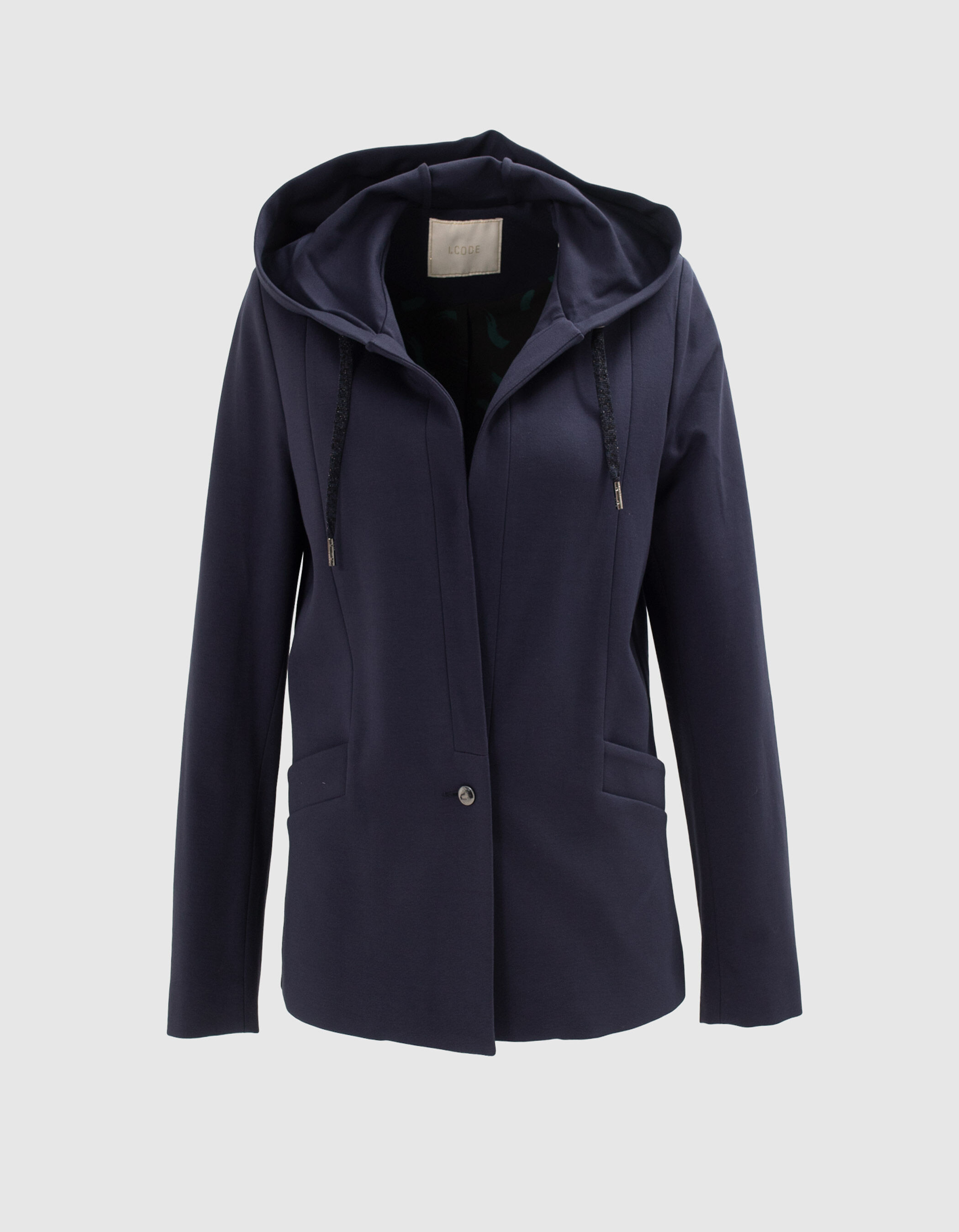 Veste de costume marine capuche I.Code