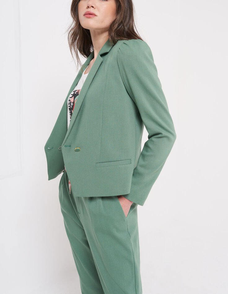 I.Code almond green suit jacket-2 I.Code almond green suit jacket-2