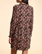 Zwarte jurk Indiase bohemian print I.Code-3