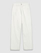 Anders Damen 7/8 Straight White Jeans-6