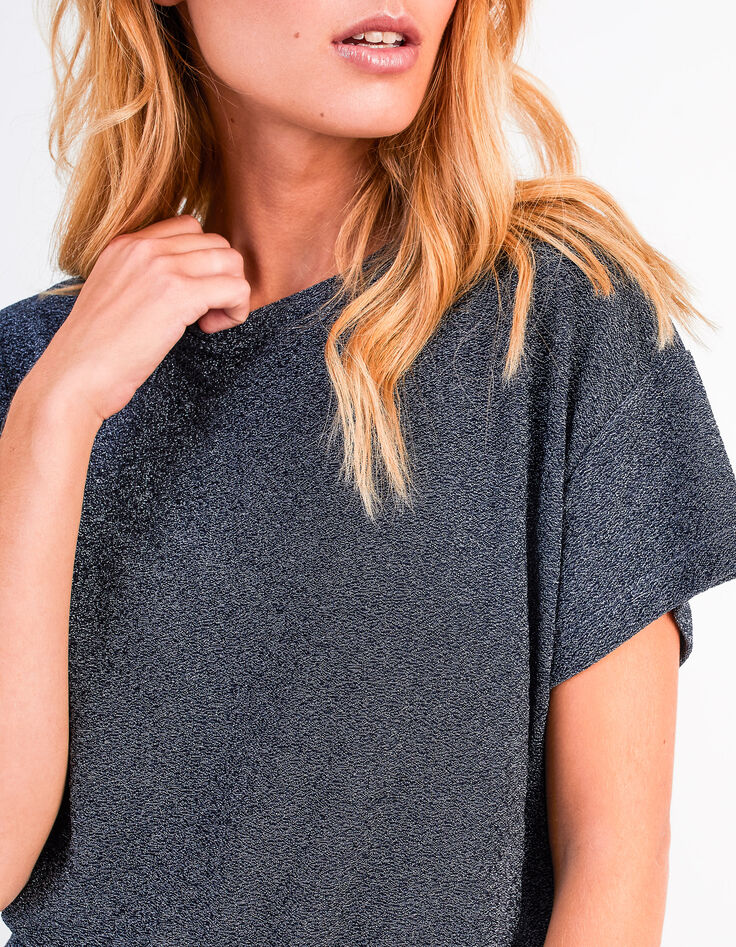 Tee-shirt night blue pailleté I.Code-3