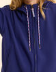 Veste de jogging indigo maille nid d'abeille I.Code-5