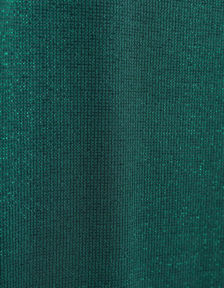 T-shirt vert lurex maille nid d'abeille I.Code-8