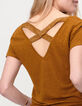 Tee-shirt camel en lin I.Code-4