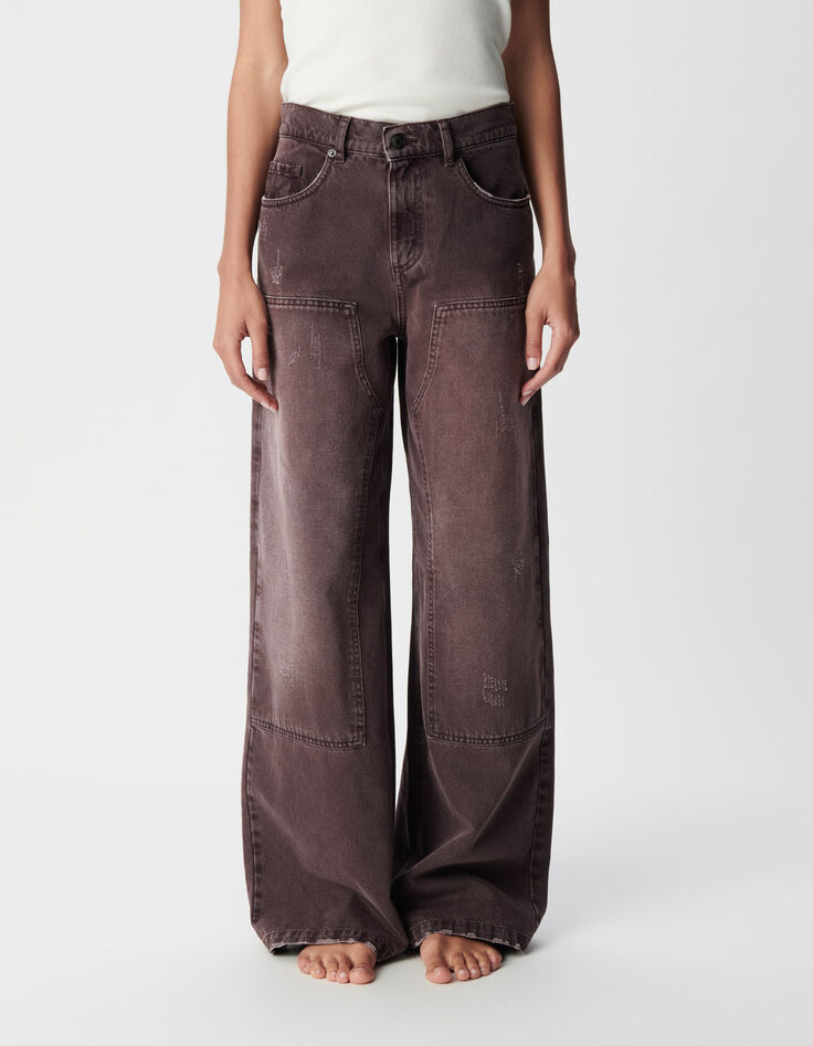 Charpentier Pflaumenjeans mit hoher Taille Mila Damen-3