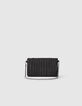 Die 111 Romy Tasche schwarz Leder metalleries silber Damen-3